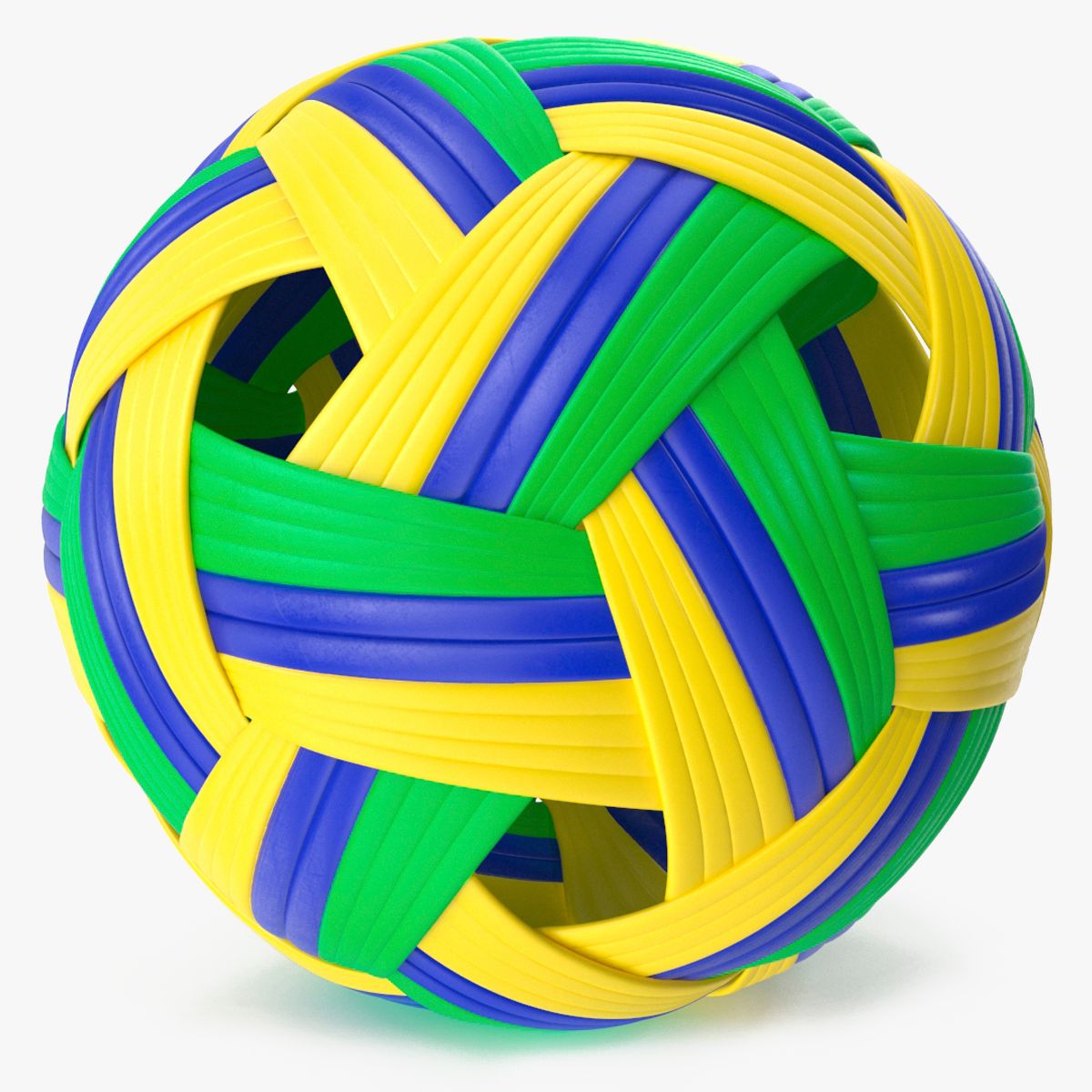 Sepak Takraw Тайский спортивный кикбол из ротанга 3d model