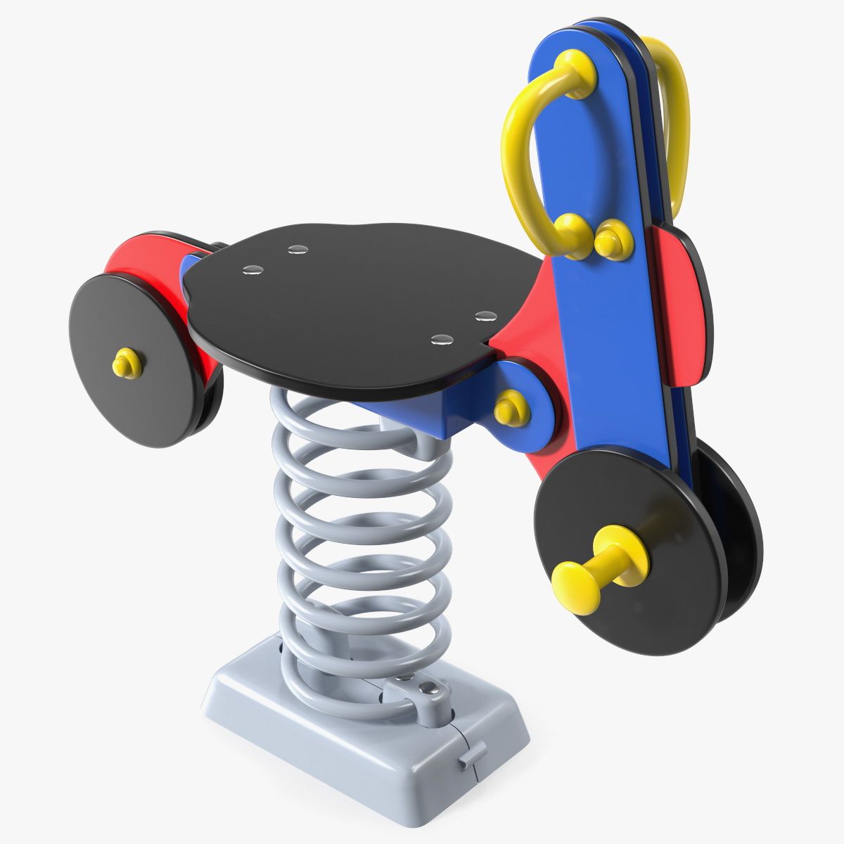 Aire de jeux moto Springer 3d model