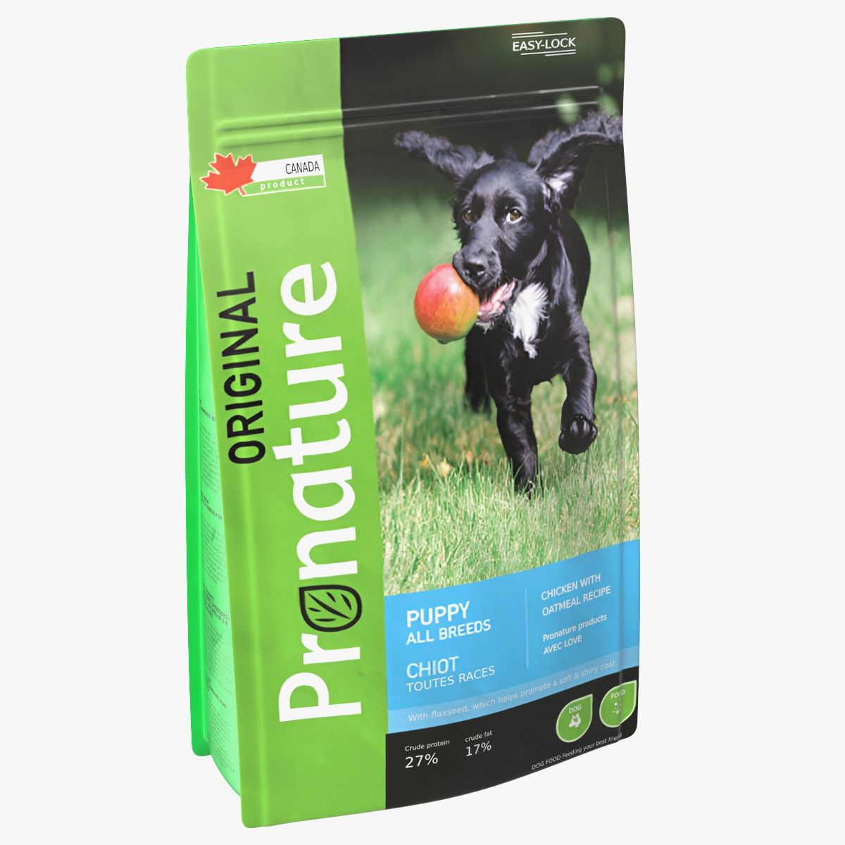 Paquet de nourriture pour chiots Pronature 3d model